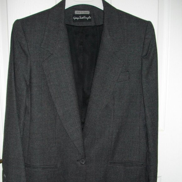 Women's Giorgio Sant 'Angelo gray and red tweed blazer. 8. New. Made in Egypt. - Picture 1 of 8